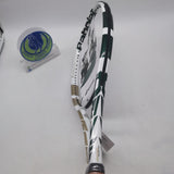 Babolat Pure Drive Wimbledon SKU#191588 White/ Green/ Gold  285g/ 10.01 oz Grip size #2 Tennis Racket