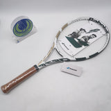 Babolat Pure Drive Wimbledon SKU#191588 White/ Green/ Gold  285g/ 10.01 oz Grip size #2 Tennis Racket