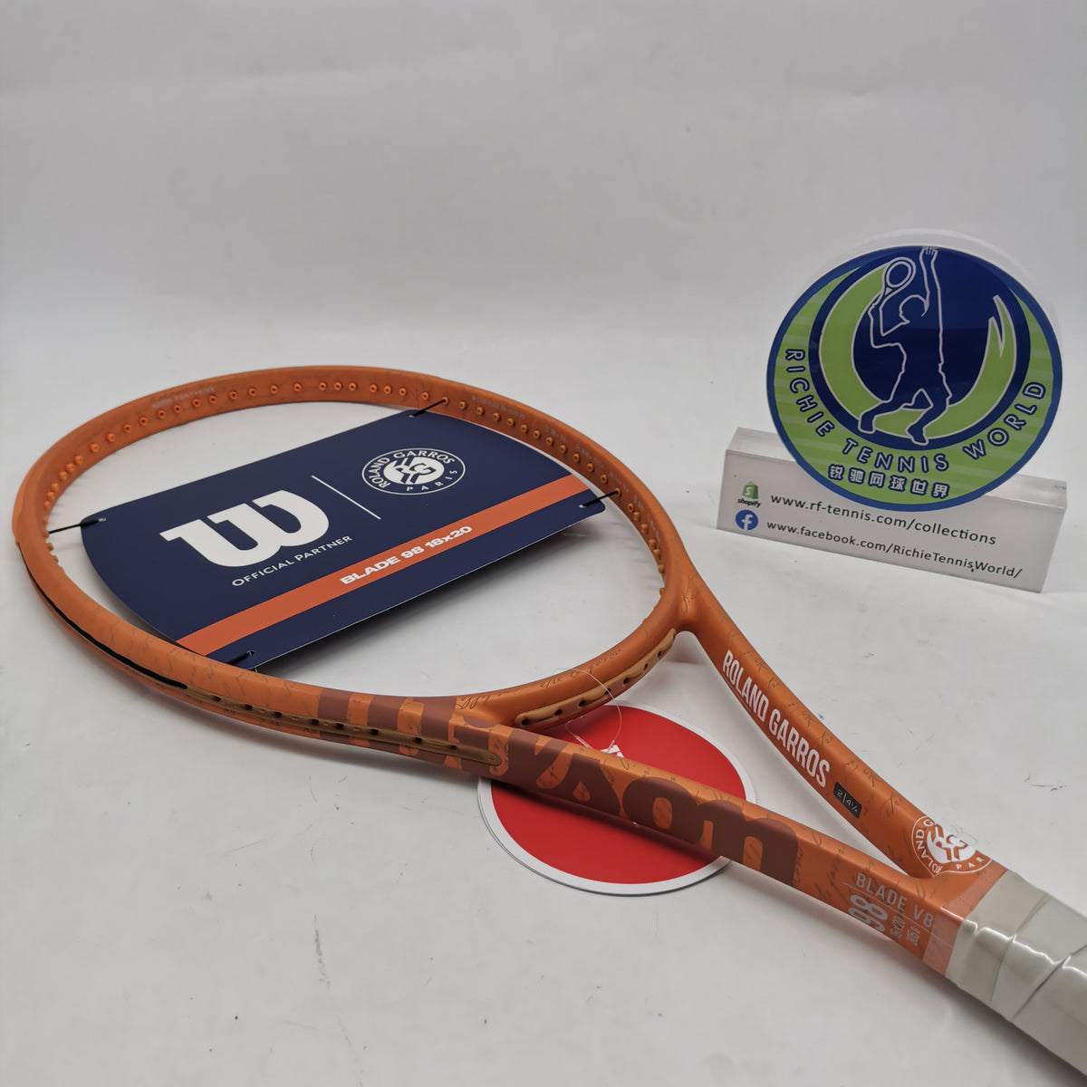 Wilson ROLAND GARROS Blade 98 V8.0 Bronze Tennis Racquet