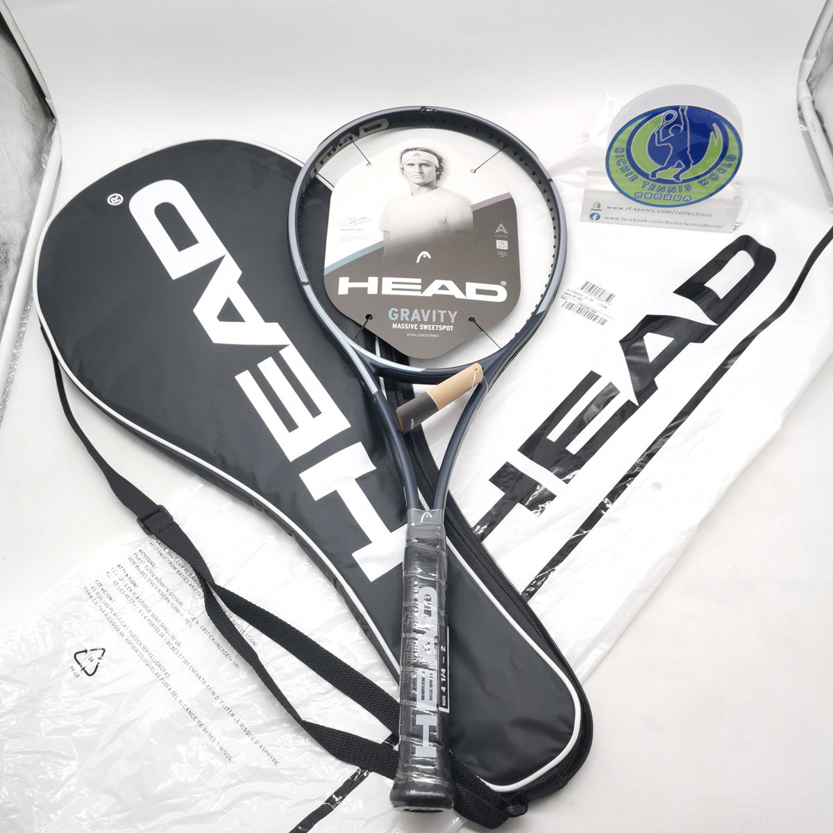 HEAD GRAVITY MP 2023 Grey Black Art#235323 295g/ 10.4 oz