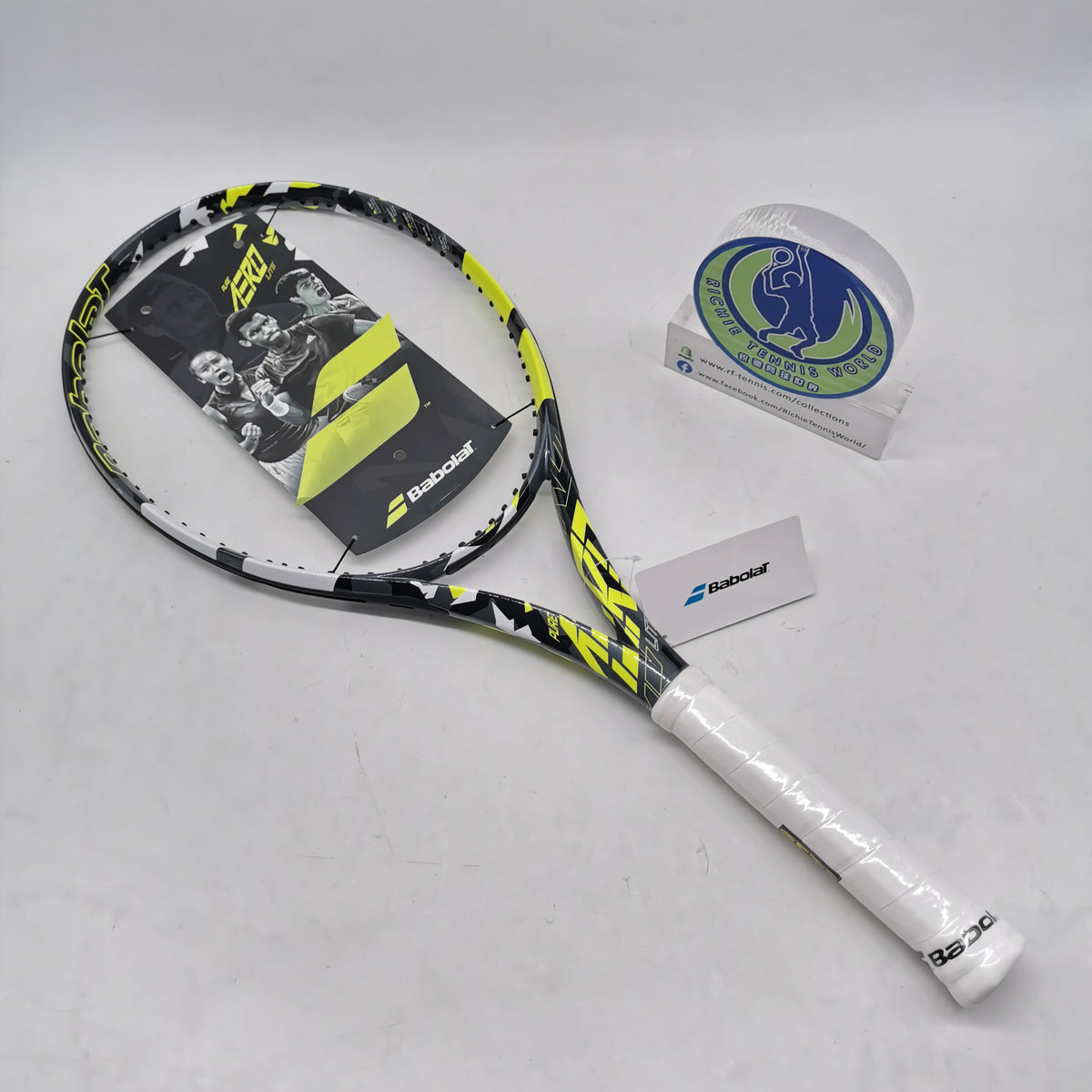 Babolat Pure aero Lite U C Grey Yellow SKU#200184 270g/ 9.5 oz Grip#1 ...