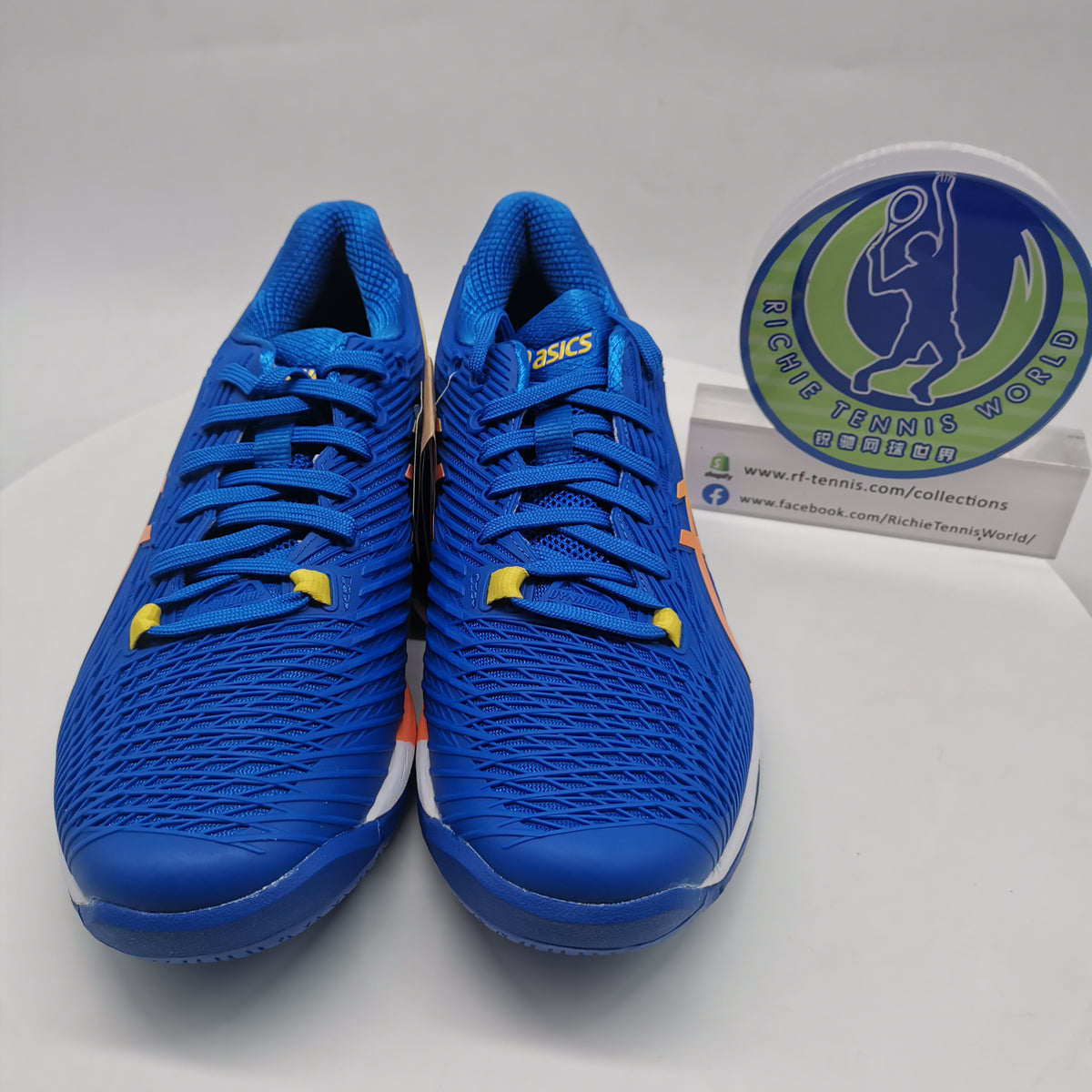 asics Solution Speed FF 2 Blue Orange 1041A391-960 Tennis Shoes