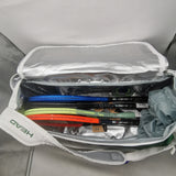 HEAD Pro Player Tennis Duffel Bag Wimbledon Limited edition Large White/ Green Art# 283440 - WHGE Tennis Racket Duffle Bag