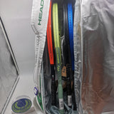 HEAD Pro Player Tennis Duffel Bag Wimbledon Limited edition Large White/ Green Art# 283440 - WHGE Tennis Racket Duffle Bag