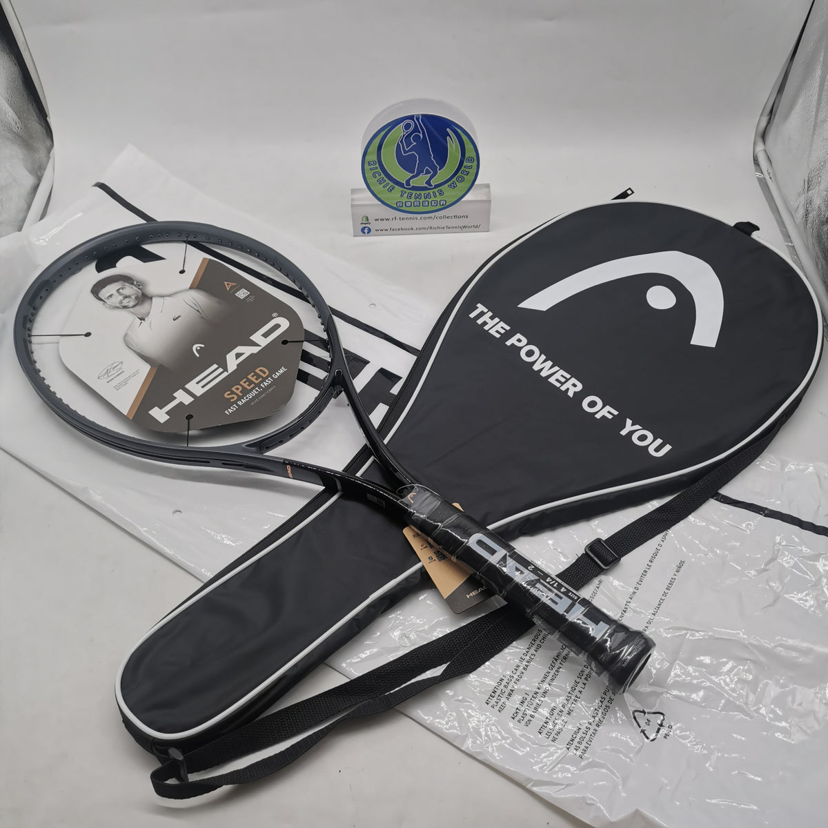 HEAD Speed Pro 300 Novak Djokovic Grey/ Black 2023 Art# 236203 Grip#2 ...