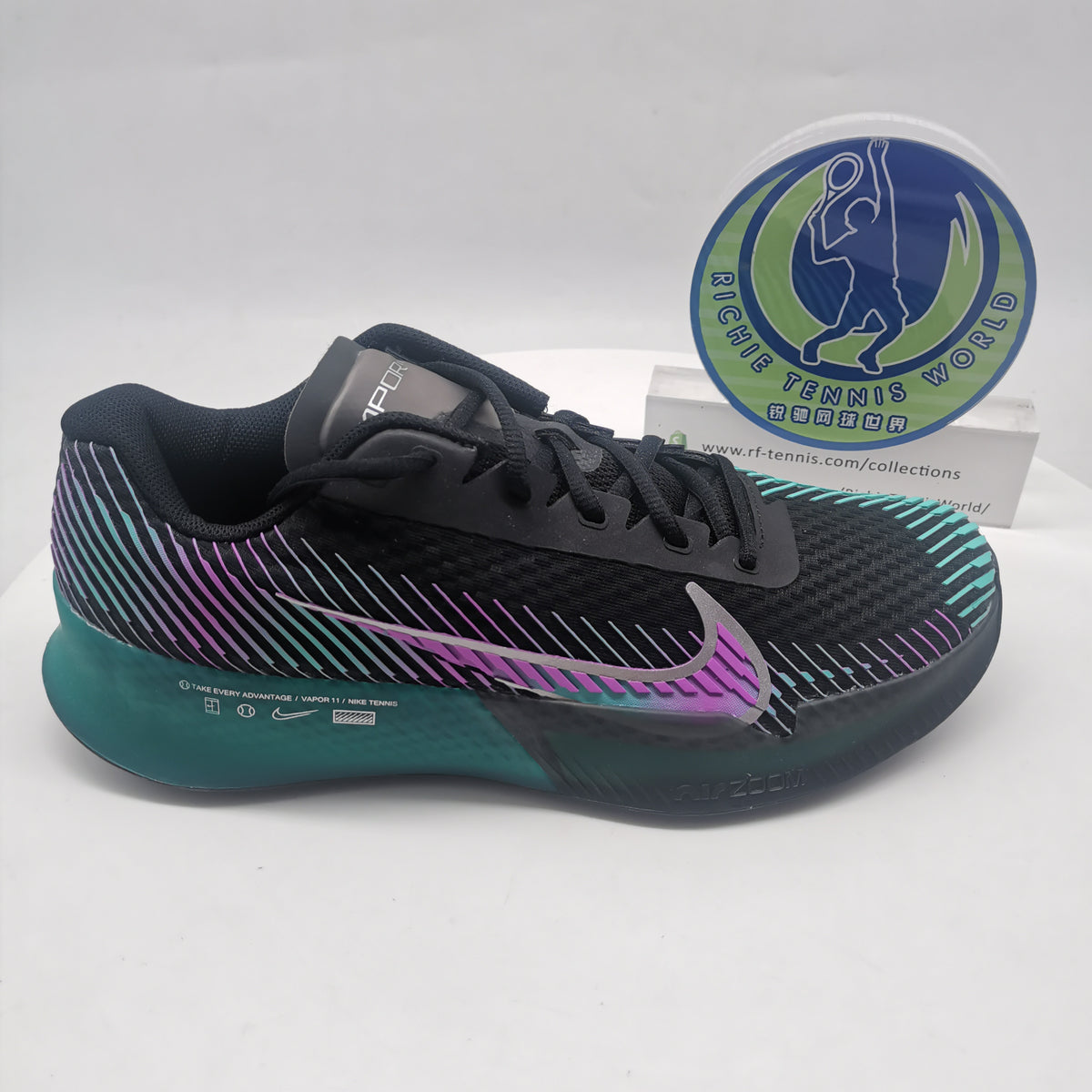 Nike Zoom Vapor 11 HC PRM Men's Tennis Shoes FD6693001 Black