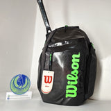Wilson Super Tour Tennis Backpack Large Black/Green WR8004301001