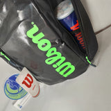 Wilson Super Tour Tennis Backpack Large Black/Green WR8004301001