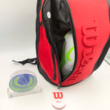 Wilson 2022 SUPER TOUR BACKPACK CLASH V2.0 RED/BLACK WR8016601001