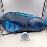 Wilson Vancouver Ultra Tennis Bag RH x 9 Pack Blue/Blue WRZ843709