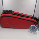 Wilson Super Tour 9 Pack CLASH V2.0 Tennis bag Red/Black WR8016401001