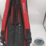 Wilson Super Tour 9 Pack CLASH V2.0 Tennis bag Red/Black WR8016401001