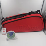 Wilson Super Tour 9 Pack CLASH V2.0 Tennis bag Red/Black WR8016401001