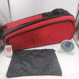 Wilson Super Tour 9 Pack CLASH V2.0 Tennis bag Red/Black WR8016401001