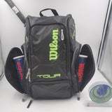 Wilson TOUR V BACKPACK LARGE BLACK/LIME WRZ845596