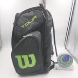 Wilson TOUR V BACKPACK LARGE BLACK/LIME WRZ845596