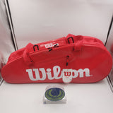 Wilson Super Tour 2 Comp Small 2019 6pck Tennis Bag Red