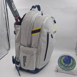 Wilson US Open Tour Backpack Grey/Blue/Yellow WR8013202001