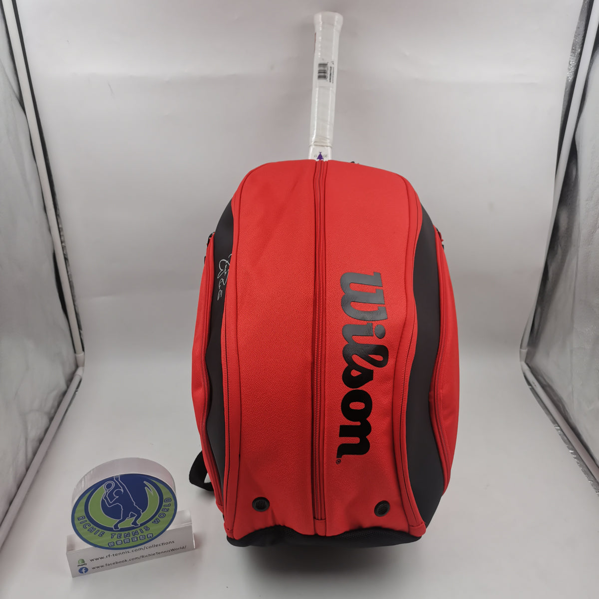 Buy Wilson Federer DNA Backpack Black, Schwarz Glänzend