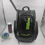 Wilson TOUR V BACKPACK LARGE BLACK/LIME WRZ845596