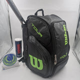 Wilson TOUR V BACKPACK LARGE BLACK/LIME WRZ845596