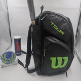 Wilson TOUR V BACKPACK LARGE BLACK/LIME WRZ845596