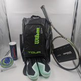 Wilson TOUR V BACKPACK LARGE BLACK/LIME WRZ845596