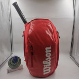 Wilson Super Tour Tennis Backpack Large Red/White WRZ840896