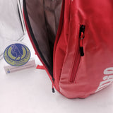 Wilson Super Tour Tennis Backpack Large Red/White WRZ840896