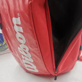 Wilson Super Tour Tennis Backpack Large Red/White WRZ840896