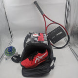 Wilson Super Tour  Camo Tennis Backpack Grey/Black/Red WRZ842896