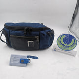 TUMI Alpha Large Kelly Sling Bag Blue/ Black