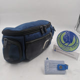 TUMI Alpha Large Kelly Sling Bag Blue/ Black