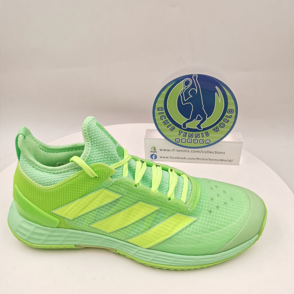 Adidas Adizero Ubersonic 4 Men's Tennis shoes M Heat RDY Neon