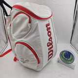 Wilson 100 Year Anniversary Tour Molded Large Tennis Backpack White/Red/ Gold WRZ842496