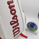 Wilson 100 Year Anniversary Tour Molded Large Tennis Backpack White/Red/ Gold WRZ842496