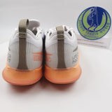 Mens Nike React Vapor NXT HC CV0724103 White/ Orange Tennis Shoes