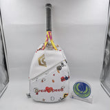 Great Speed Racket Holder White/ Tennis Ball/ Star Design
