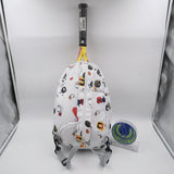 Great Speed Racket Holder White/ Tennis Ball/ Star Design
