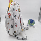Great Speed Racket Holder White/ Tennis Ball/ Star Design