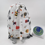 Great Speed Racket Holder White/ Tennis Ball/ Star Design