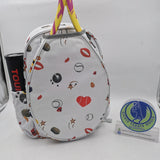 Great Speed Backpack Racket Holder White/ Tennis ball/ Star/ Heart Design Tennis Backpack