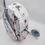 Great Speed Backpack Racket Holder White/ Tennis ball/ Star/ Heart Design Tennis Backpack