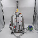 Great Speed Backpack Racket Holder White/ Tennis ball/ Star/ Heart Design Tennis Backpack
