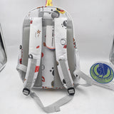 Great Speed Backpack Racket Holder White/ Tennis ball/ Star/ Heart Design Tennis Backpack