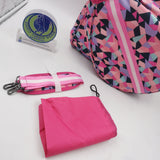 Great Speed Tote Racket Holder for Tennis & Badminton Pink/ Triangle Colors Design