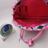 Great Speed Tote Racket Holder for Tennis & Badminton Pink/ Triangle Colors Design