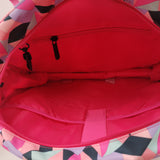 Great Speed Tote Racket Holder for Tennis & Badminton Pink/ Triangle Colors Design