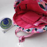 Great Speed Tote Racket Holder for Tennis & Badminton Pink/ Triangle Colors Design