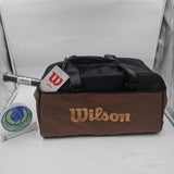 Wilson Super Tour Pro Staff V14.0 2023 Tennis Duffle Bag Brown WR8025801001